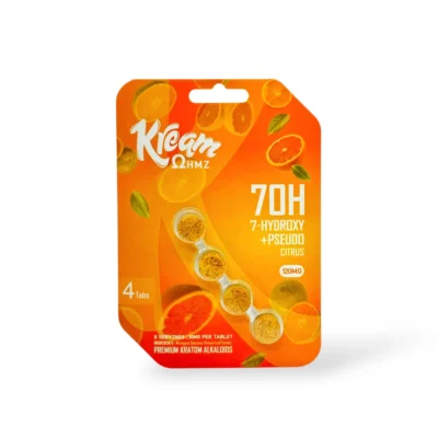 Kream OHMZ 7OH 30mg 7-Hydroxy + Pseudo Citrus Chewable Tablets 4ct