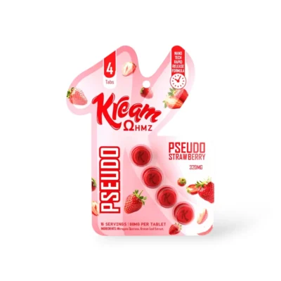 Kream Pseudo Strawberry Chewable Tablets 80mg